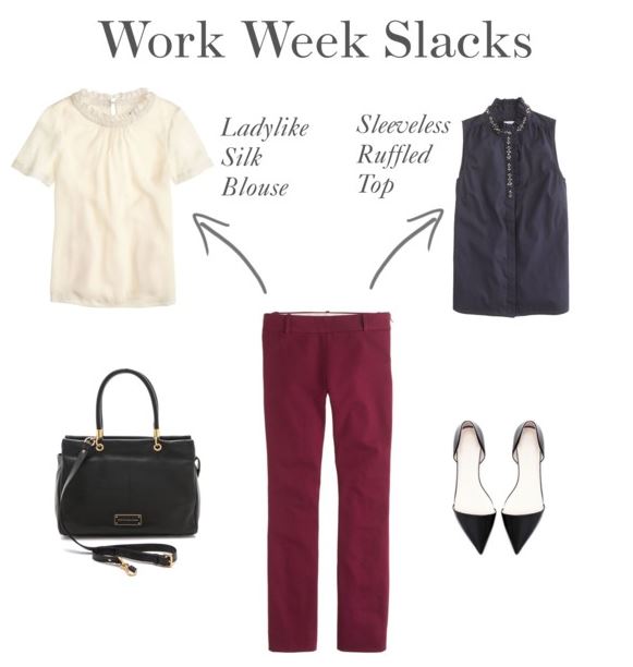 How She'd wear it - work week slacks