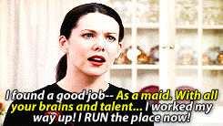 Lorelai and Emily fighting gif | Gilmore Girls is on Netflix. Consider your schedule filled.