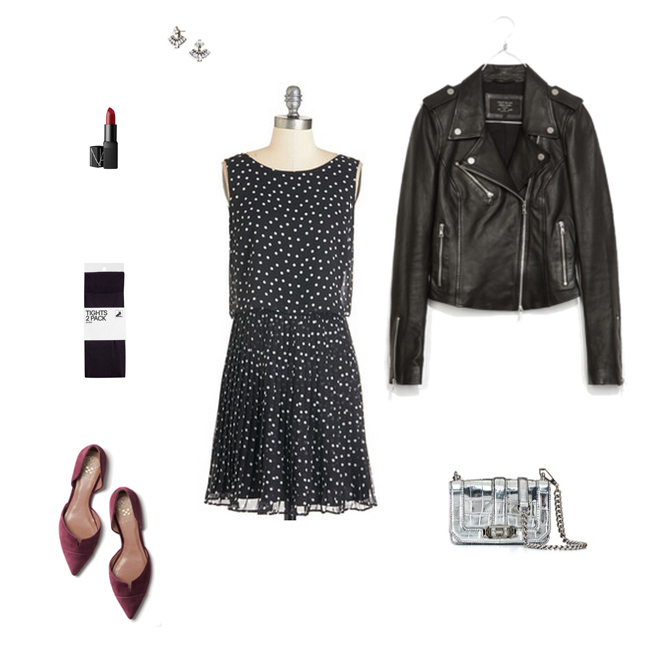 How She'd Wear It with Style and Cheek - Parisian Polka Dots