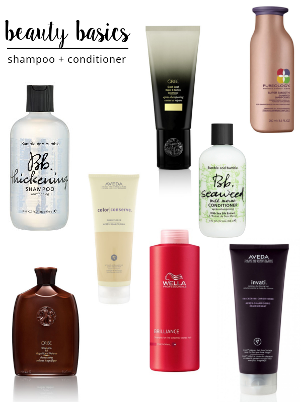 Beauty Basics: Shampoo and Conditioner